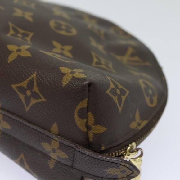 LOUIS VUITTON Monogram Trousse Demi Ronde Cosmetic Pouch M47520 LV Auth 81231 - Picture 16 of 16